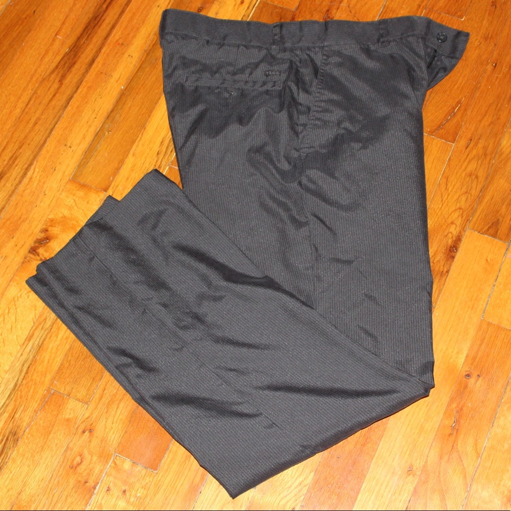 Black/Silver Striped Izod Golf Pants Sz 32/32